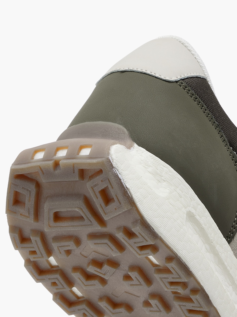 Panelled Sneakers with Lace-Up Closure