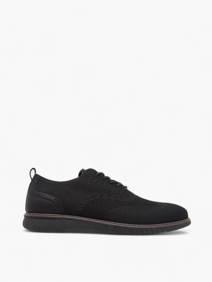 Mesh Detail Lace-Up Sneakers