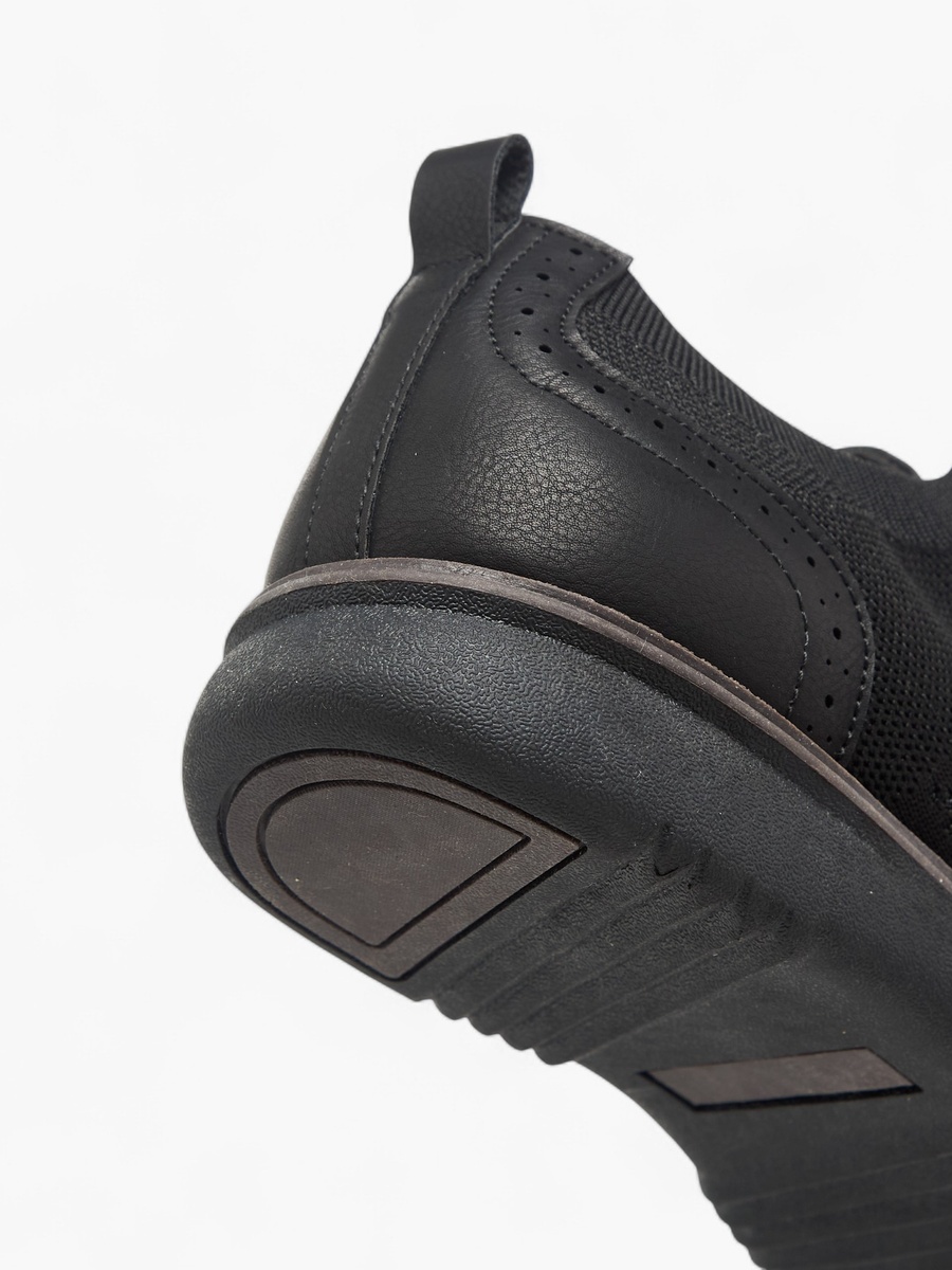 Mesh Detail Lace-Up Sneakers
