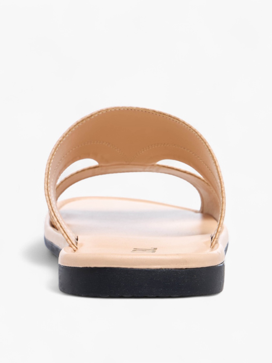 Textured Slip-On Arabic Sandals