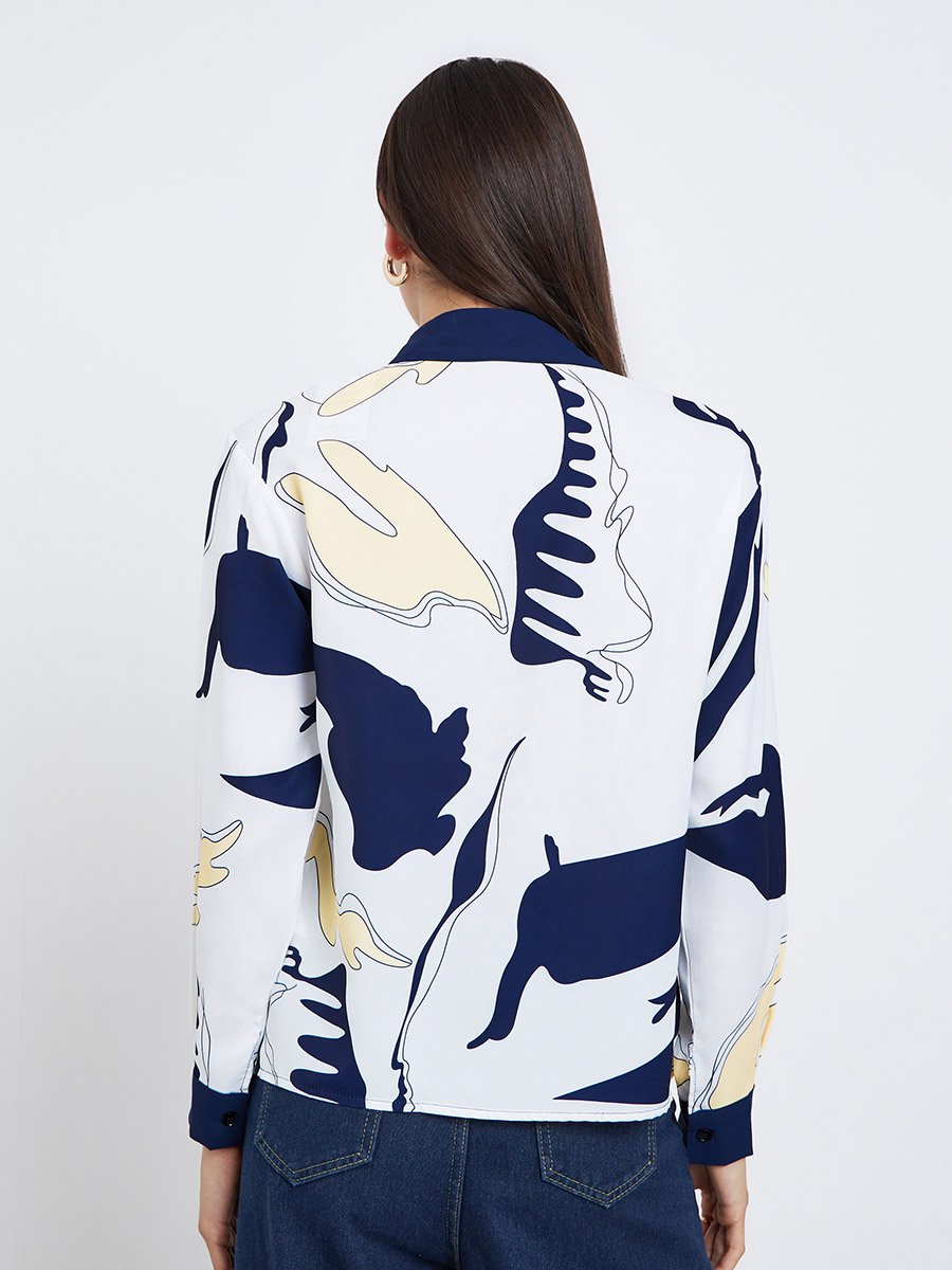 Printed Regular Fit Buttoned Shirt