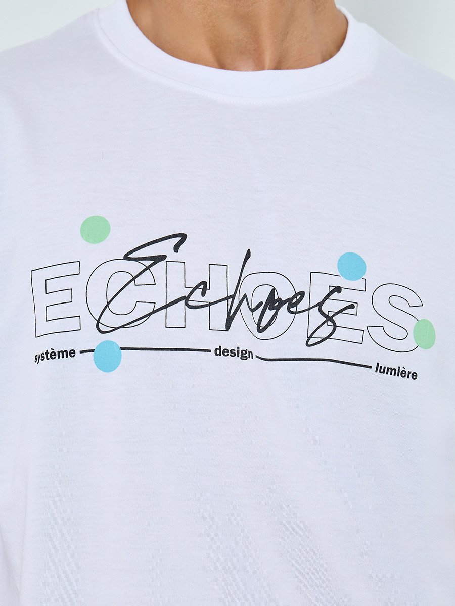 Oversized Graphic Print Jersey T-Shirt