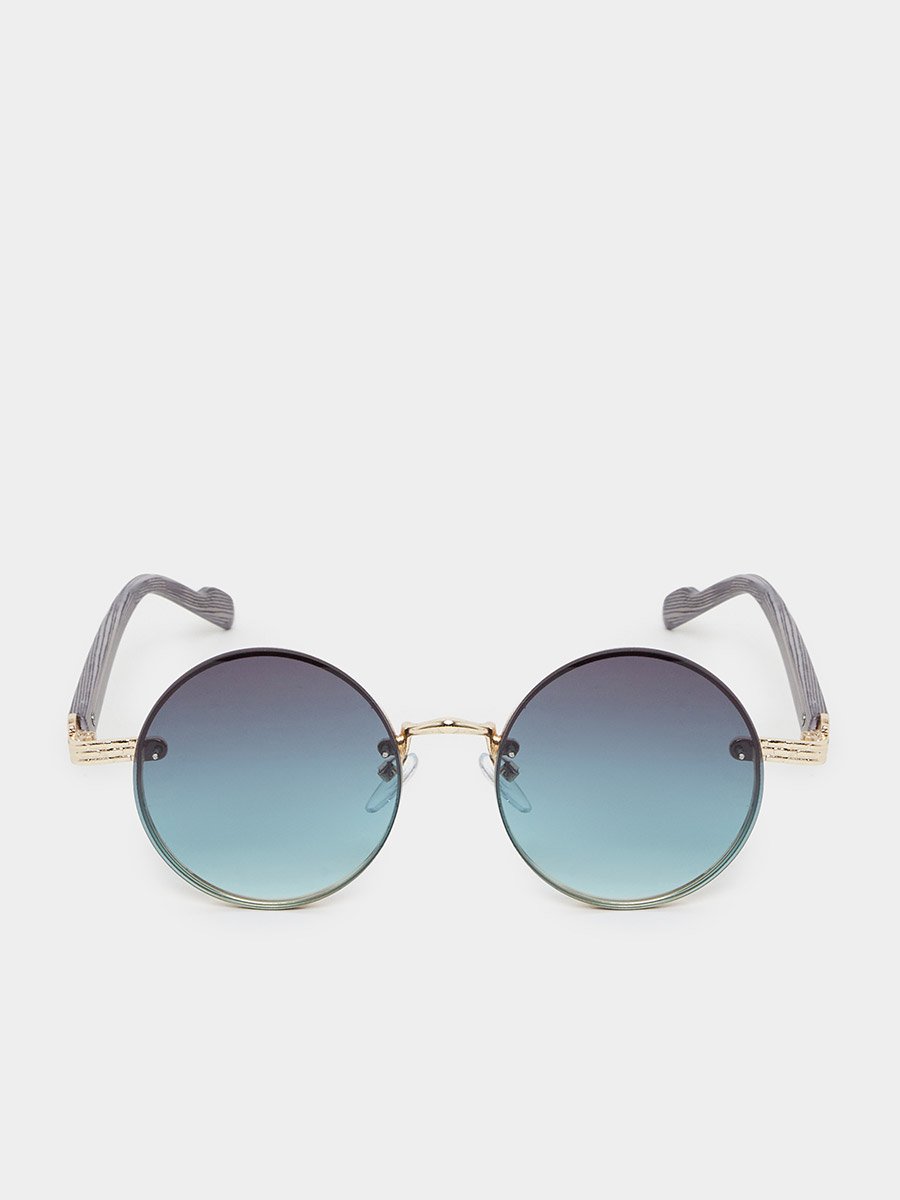 Round Sunglasses with Nose Pads