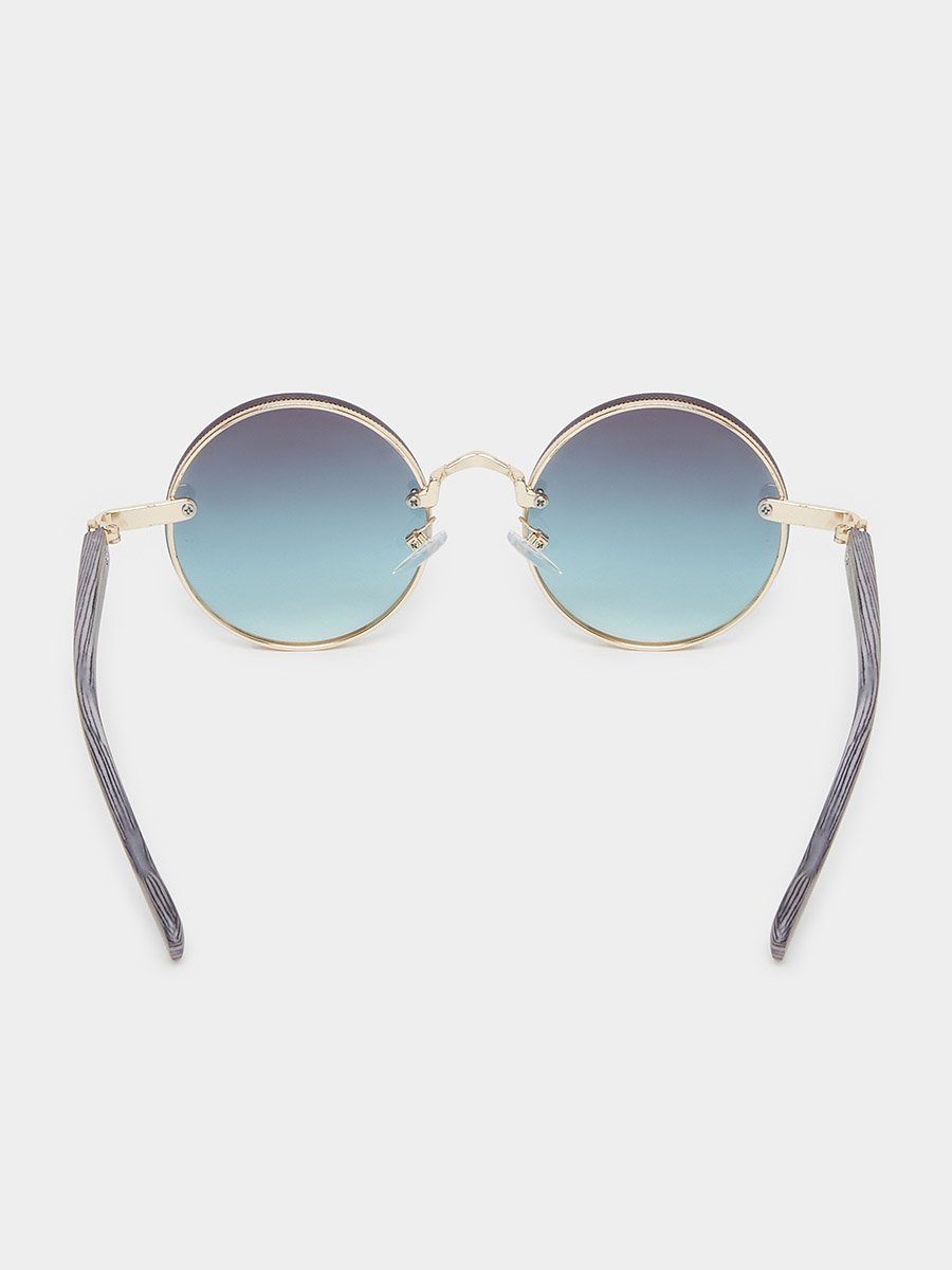 Round Sunglasses with Nose Pads