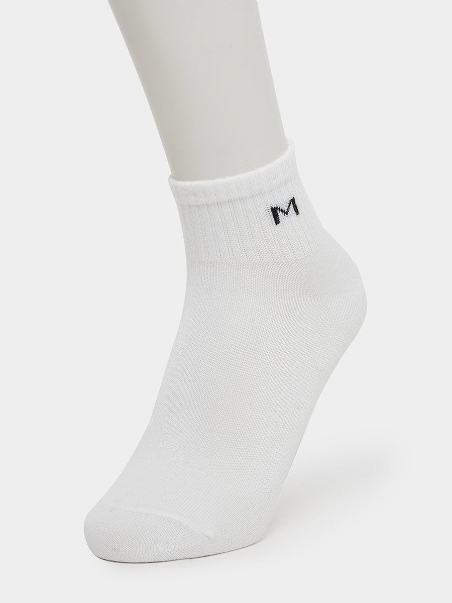 Set of 3 - Ribbed Cuff Ankle Socks