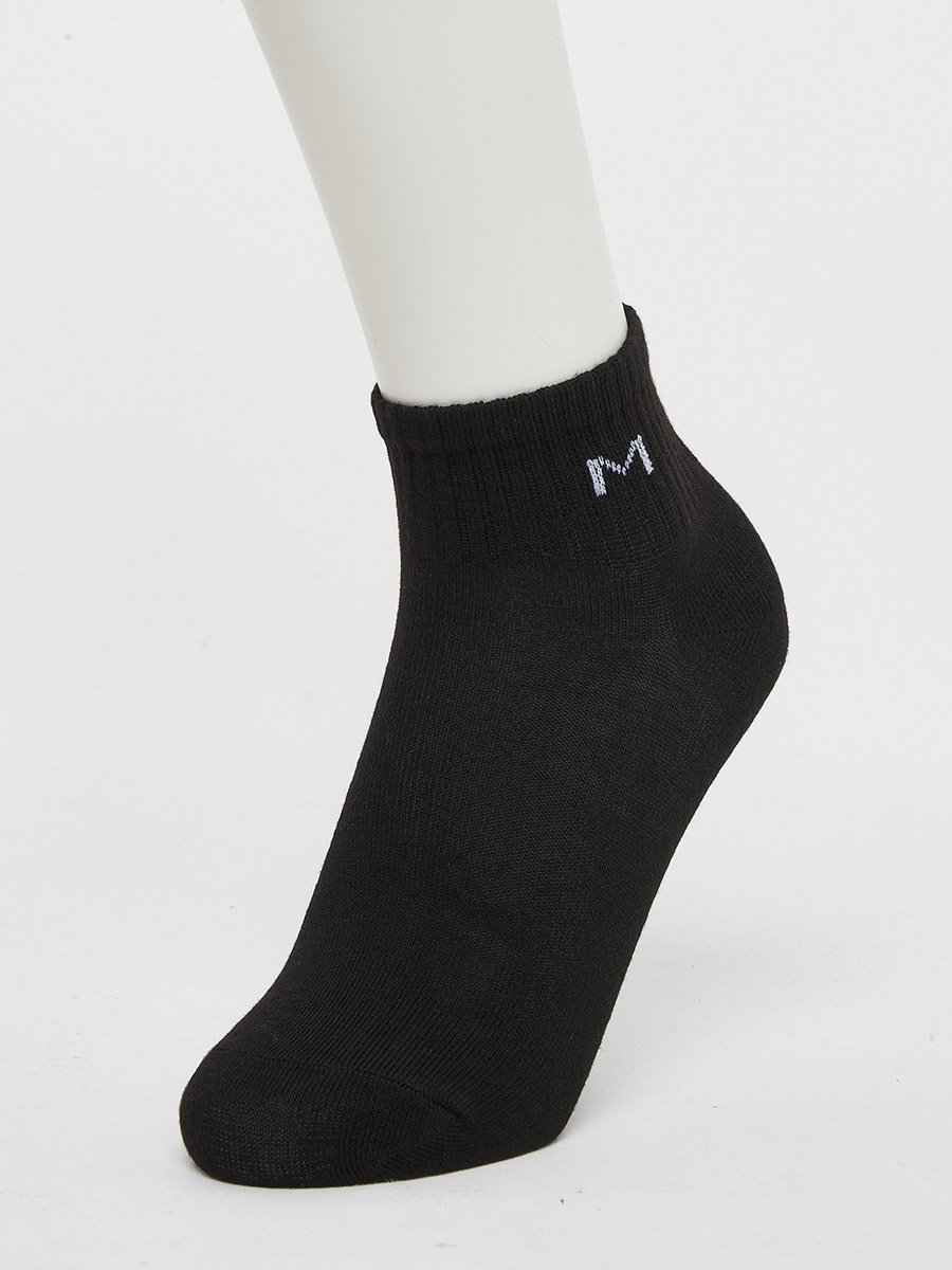 Set of 3 - Ribbed Cuff Ankle Socks