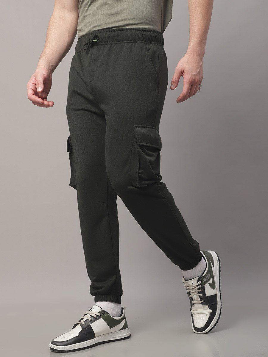 Men Slim Fit Cargo Joggers