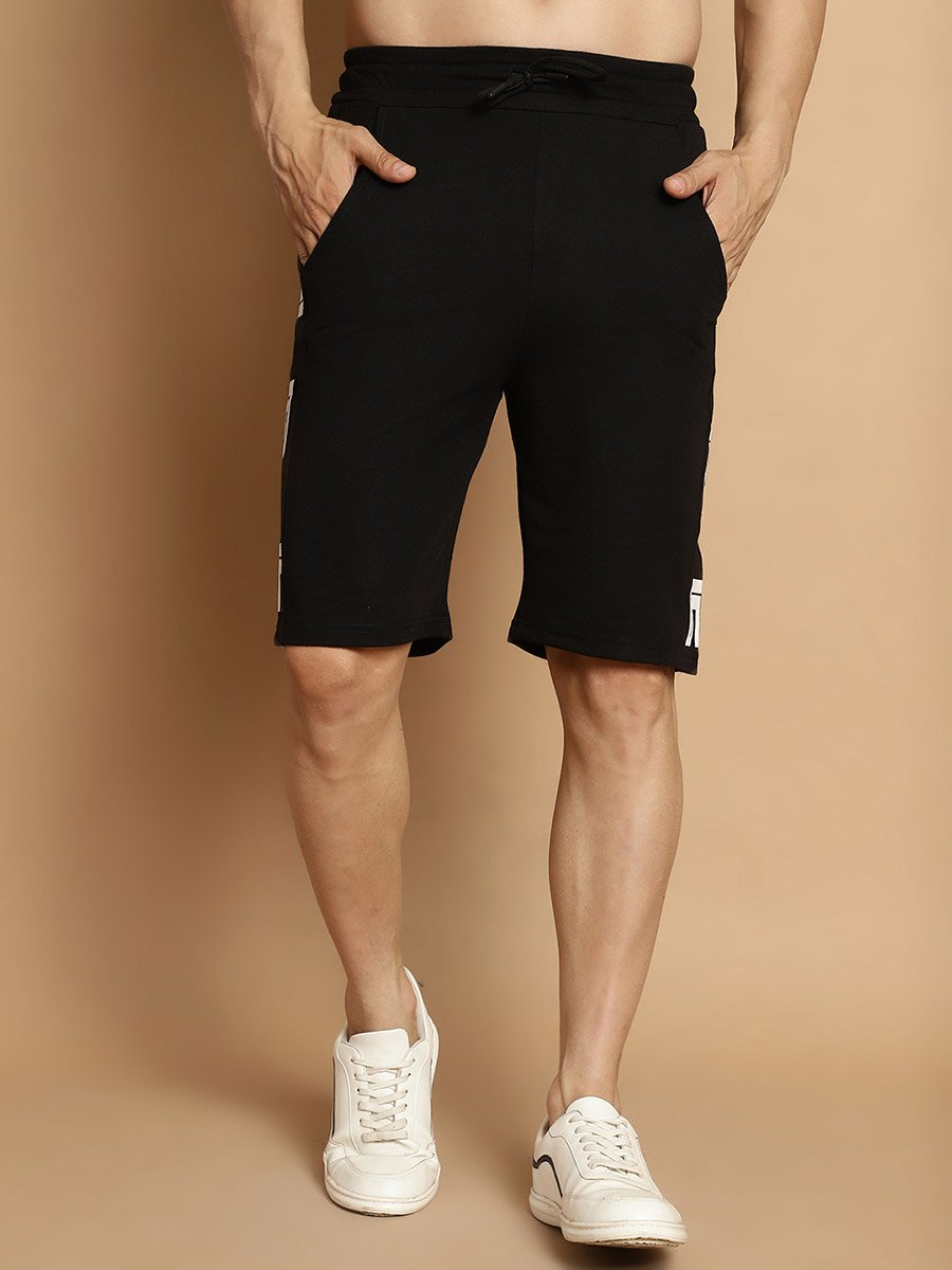 Men Regular Fit Vibe Graphic Shorts
