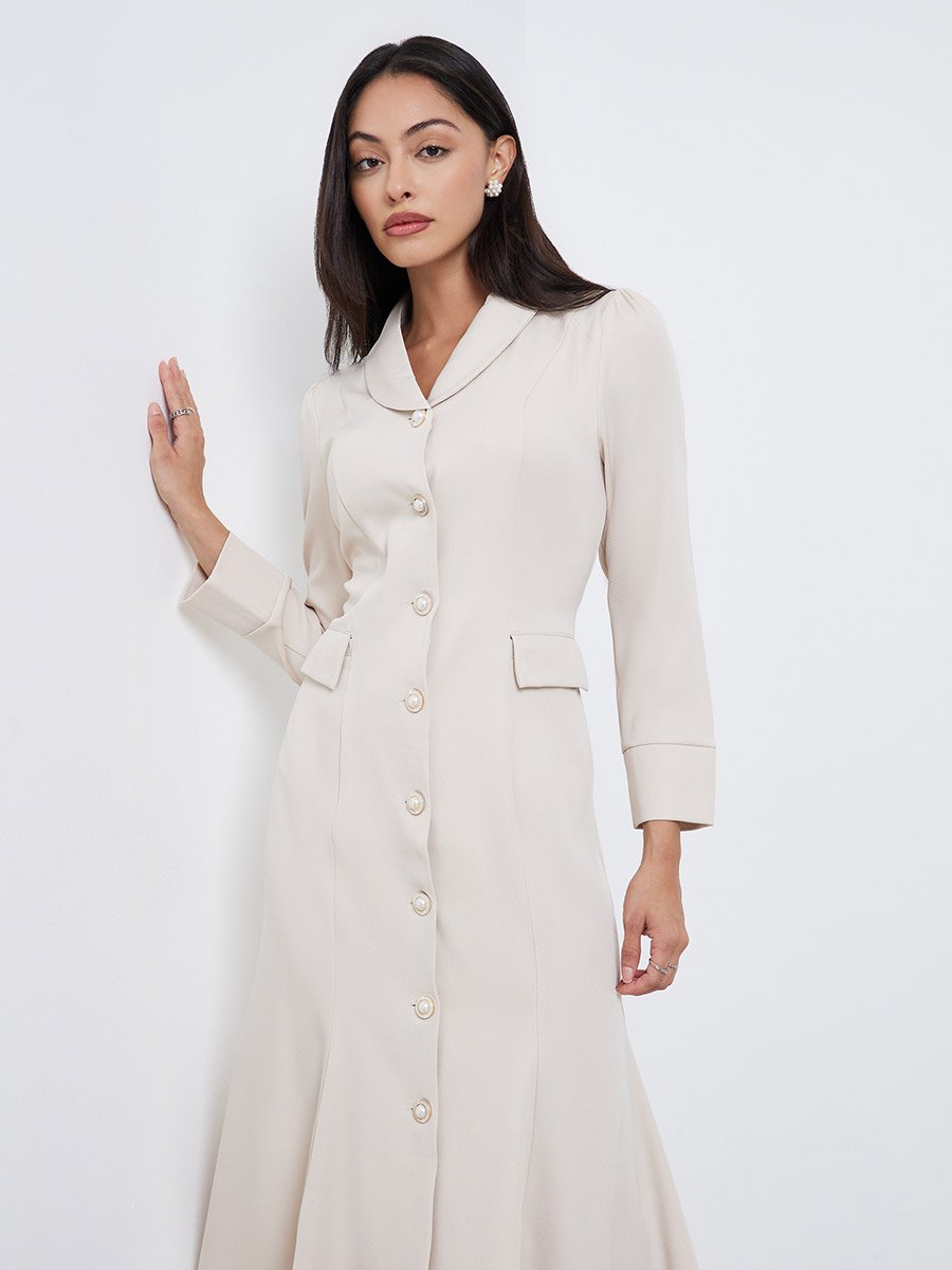 chinese dress ladies Boss Babe Midi Suit Blazer Dress – Her Style Exclusive