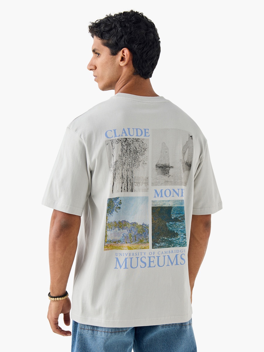 Graphic Print T-Shirt with Crew Neck