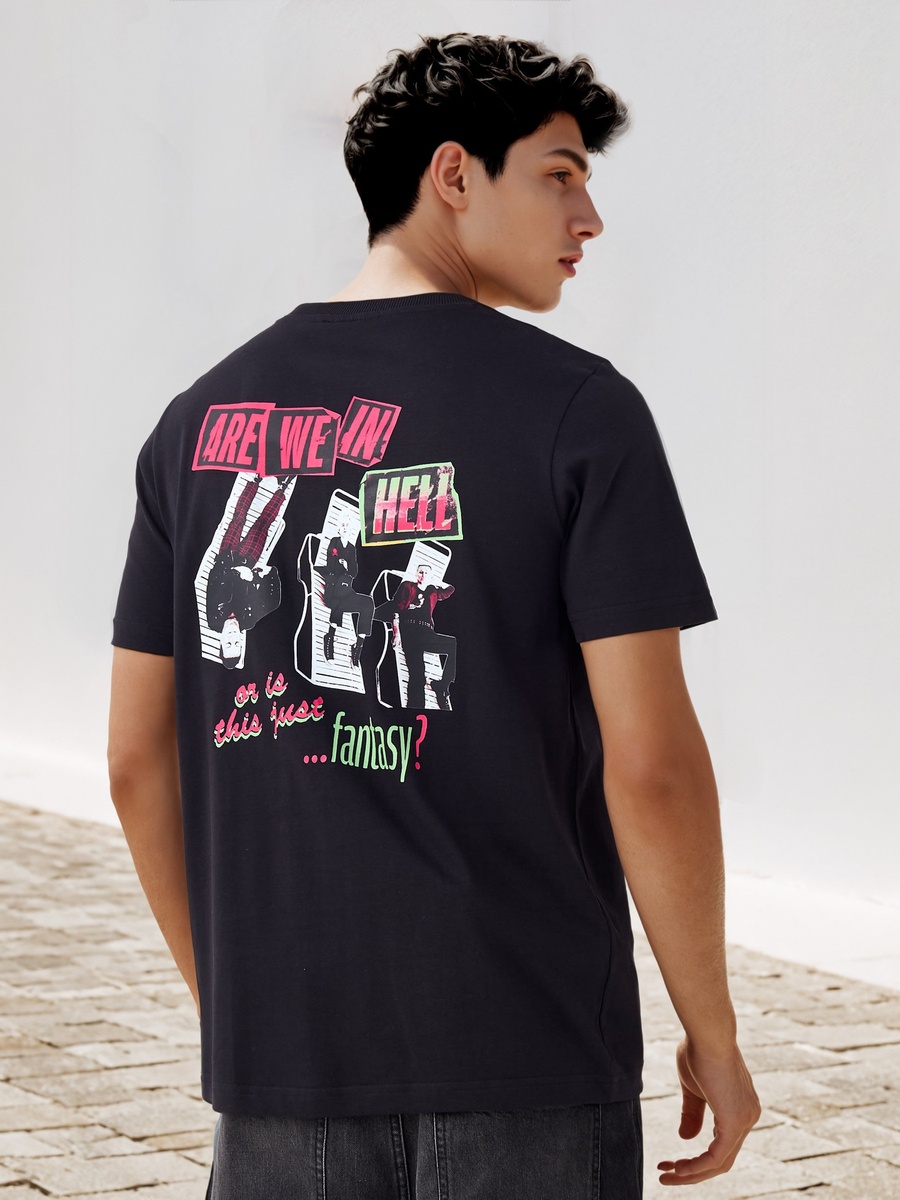 The Saviors Print Crew Neck T-Shirt