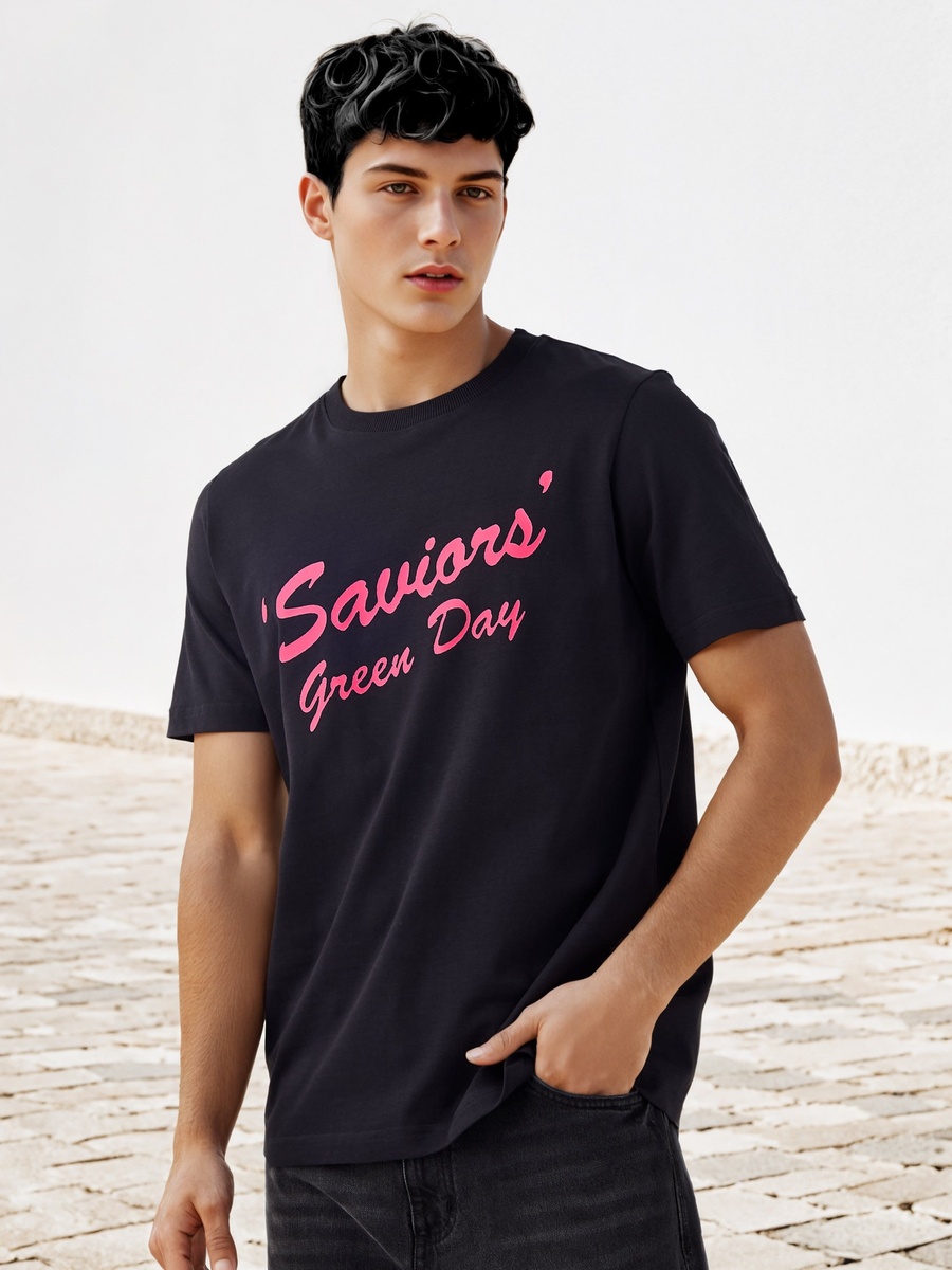 The Saviors Print Crew Neck T-Shirt