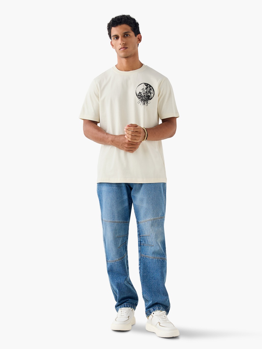 Sleep Token Print Crew Neck T-Shirt