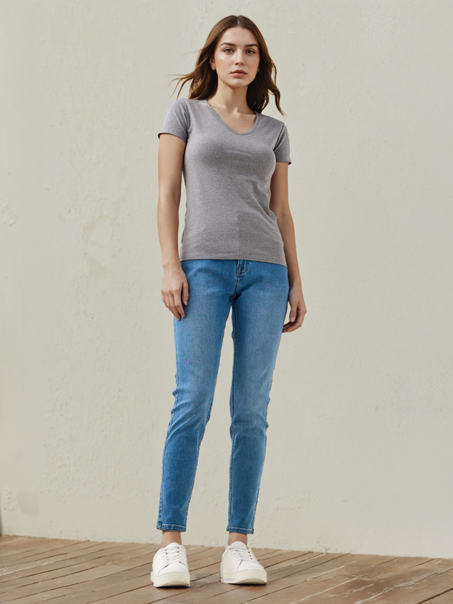 Skinny Fit Jeans with Pockets