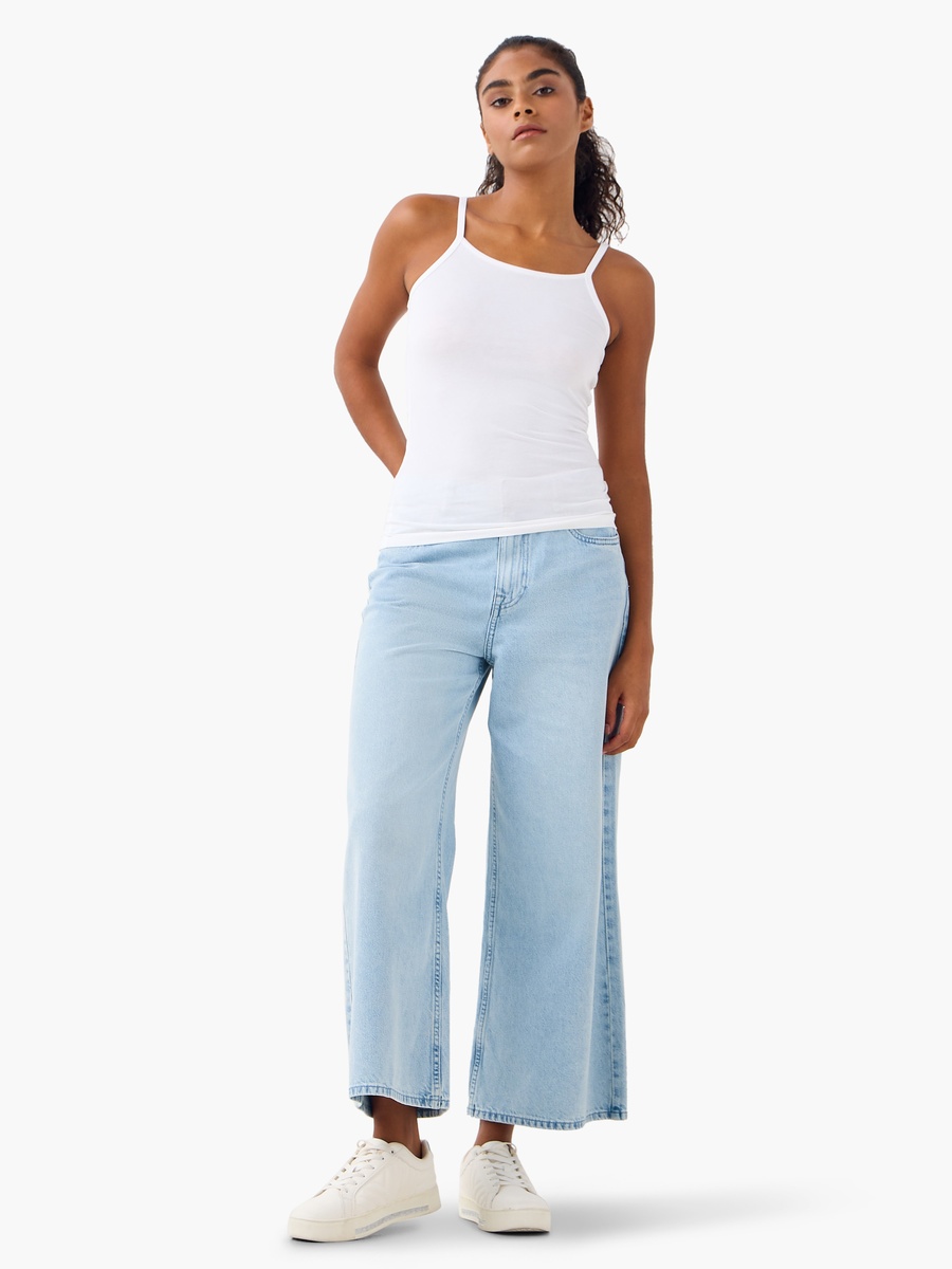 Set of 3 - Camisole with Scoop Neck and Spaghetti Straps
