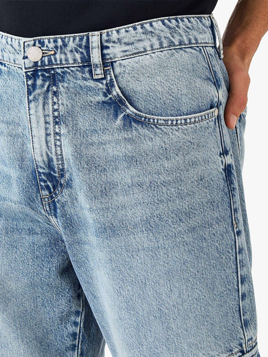 Relaxed Fit Full Length Cargo Jeans