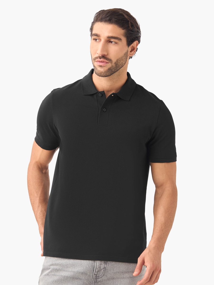 Set of 2 -  Polo Neck T-Shirt with Short Sleeves