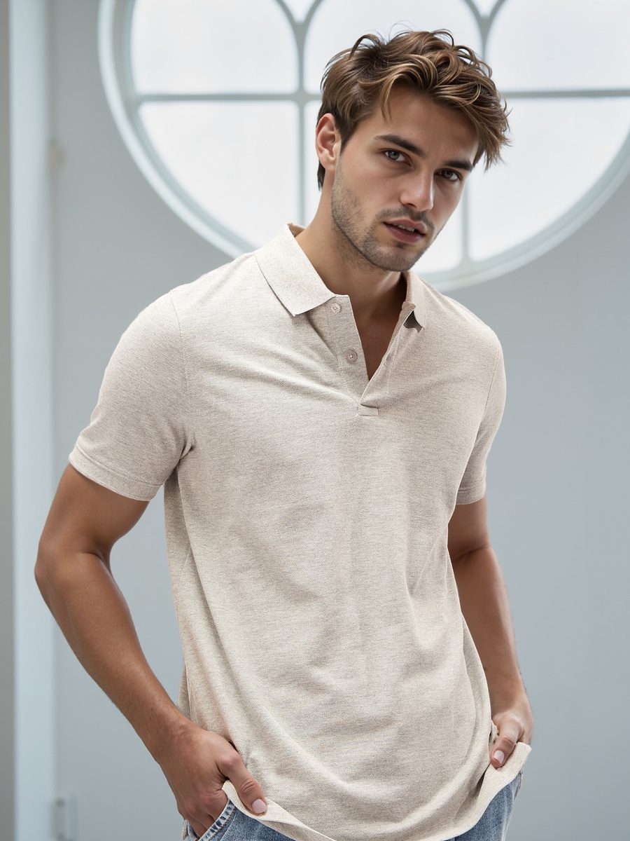Polo T-Shirt with Short Sleeves