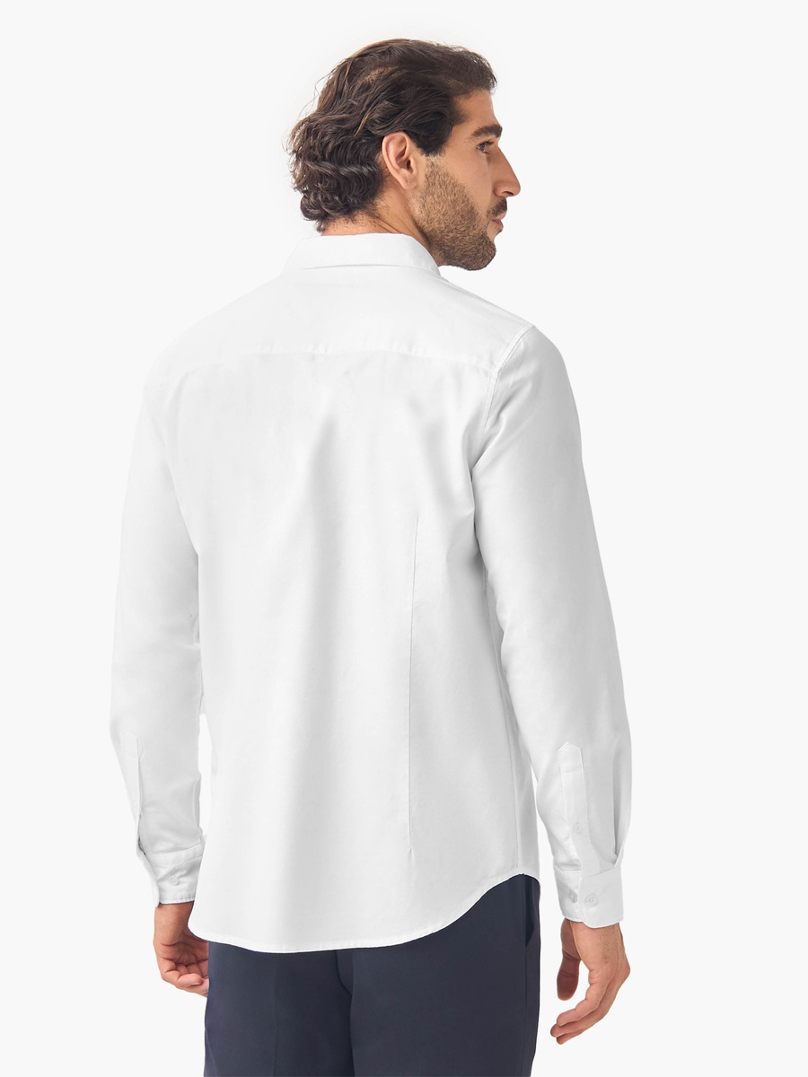 Set of 2 - Regular Fit Oxford Shirt with Collar and Long Sleeves