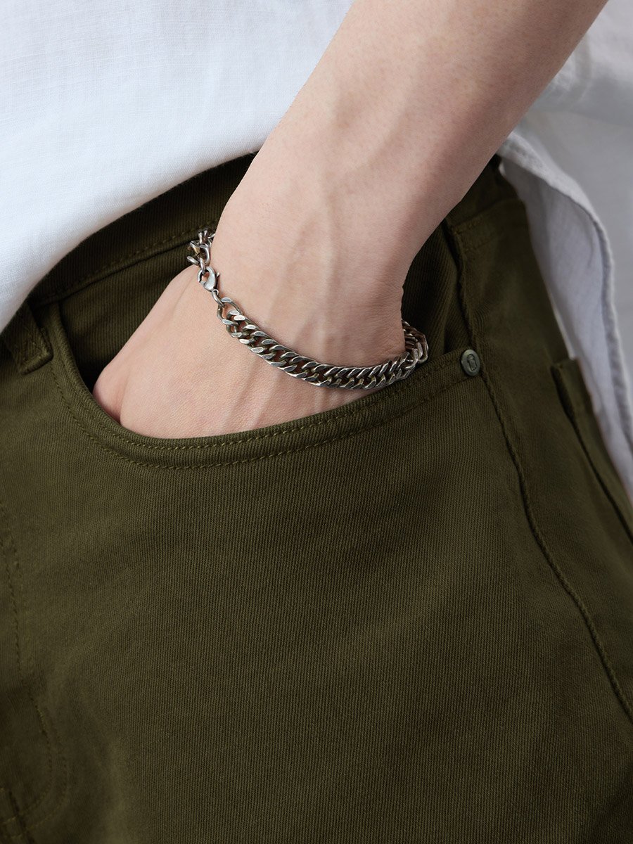 Men Dark Green Knee Length Denim Shorts