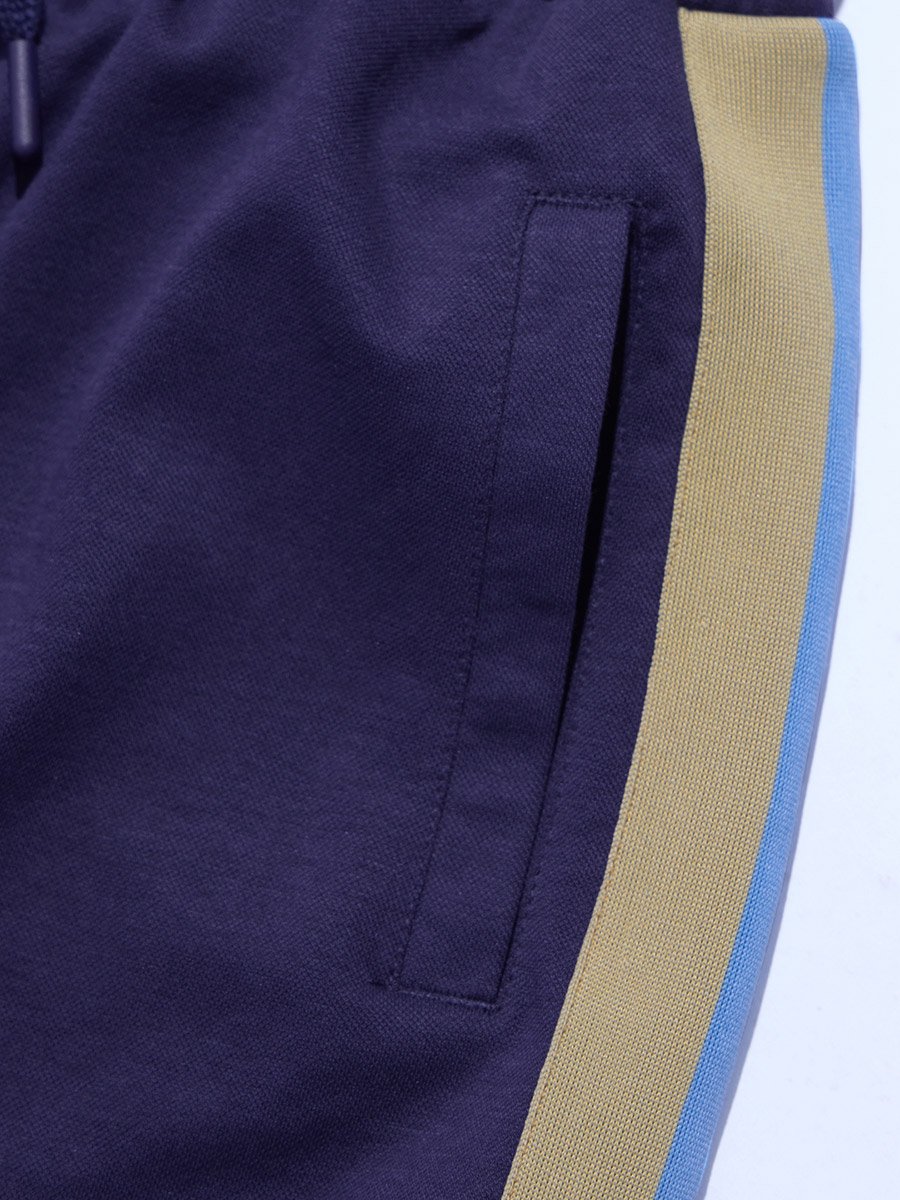 Men Blue Side Striped Panel Korean Joggers