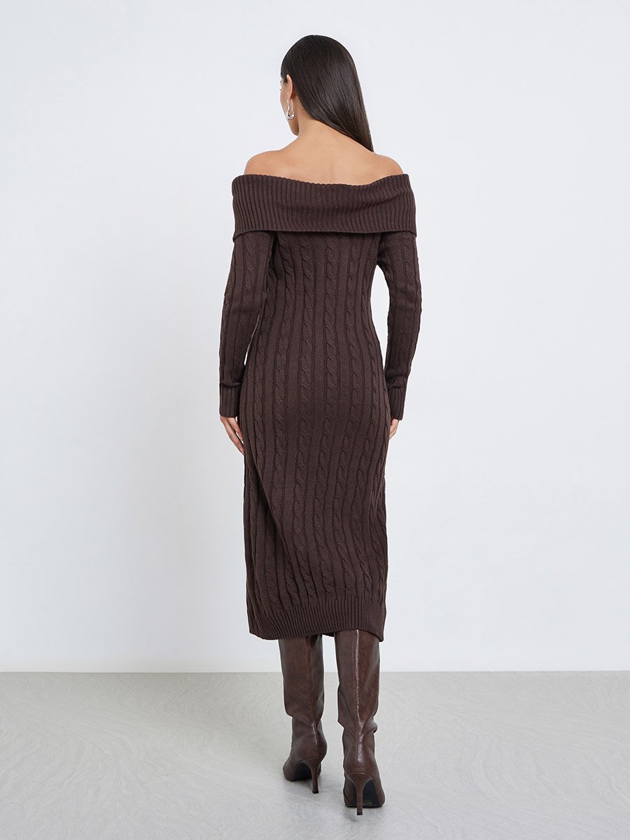 brie midi dress Brie modest midi dress-final sale – JanieLanie