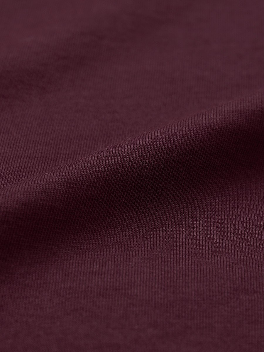 Men Burgundy Relaxed Fit T-Shirt