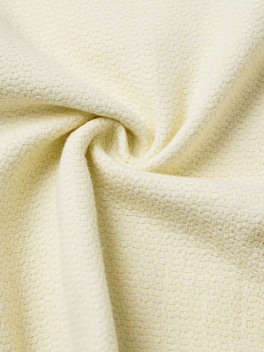 Men Cream Textured Oversized Shirt