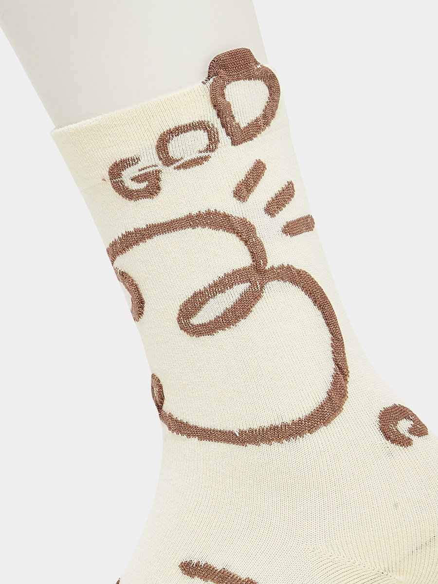 Pack of 2 - Graphic Pattern Socks