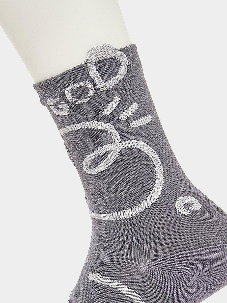 Pack of 2 - Graphic Pattern Socks