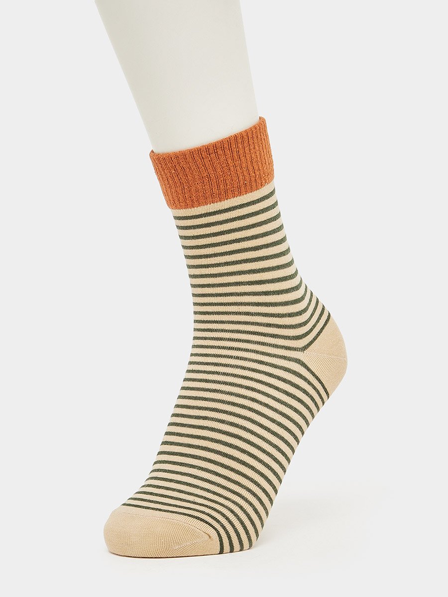 Pack of 2 - Striped Crew Socks