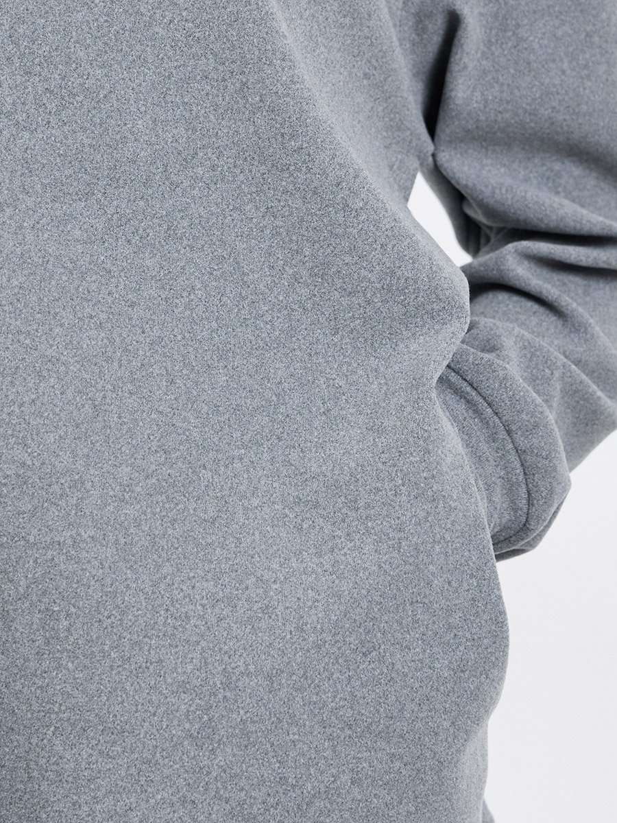 Grey Oversized Longline Sweatshirt