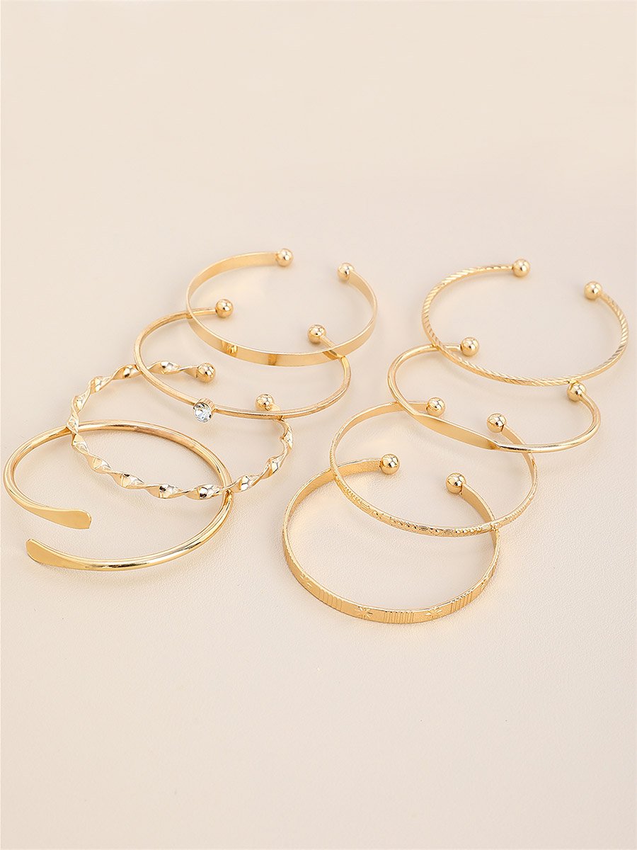 Set of 8 - Assorted Cuff Bracelets