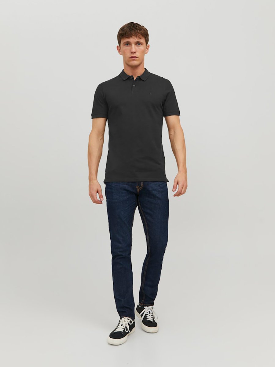 JJEBasic Regular Fit Polo with Button Placket