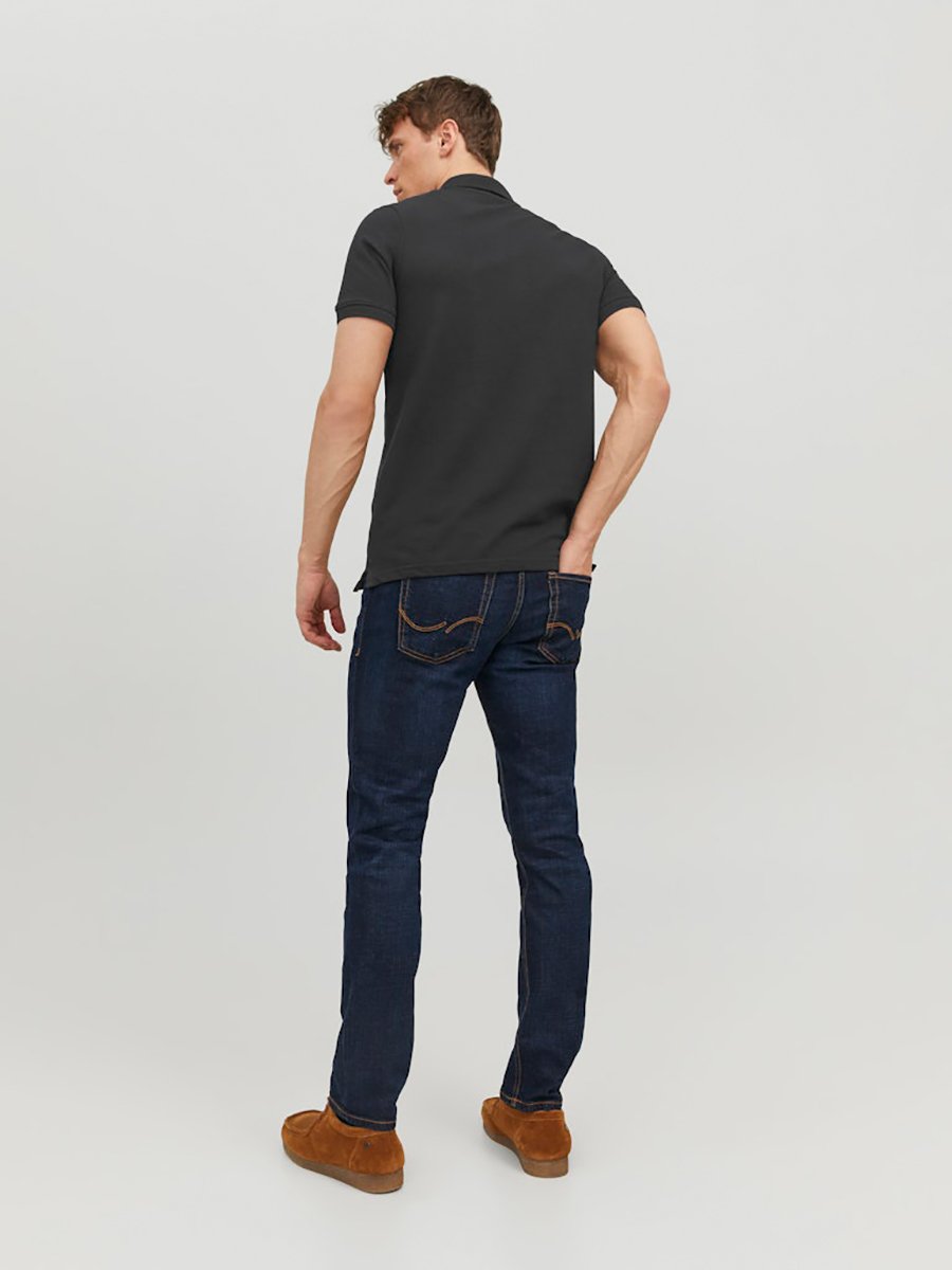 JJEBasic Regular Fit Polo with Button Placket