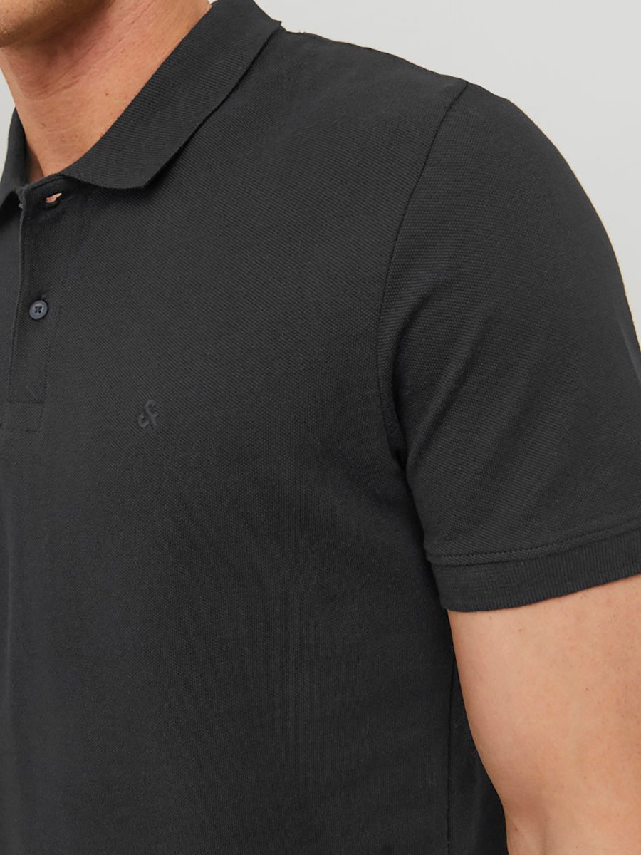 JJEBasic Regular Fit Polo with Button Placket
