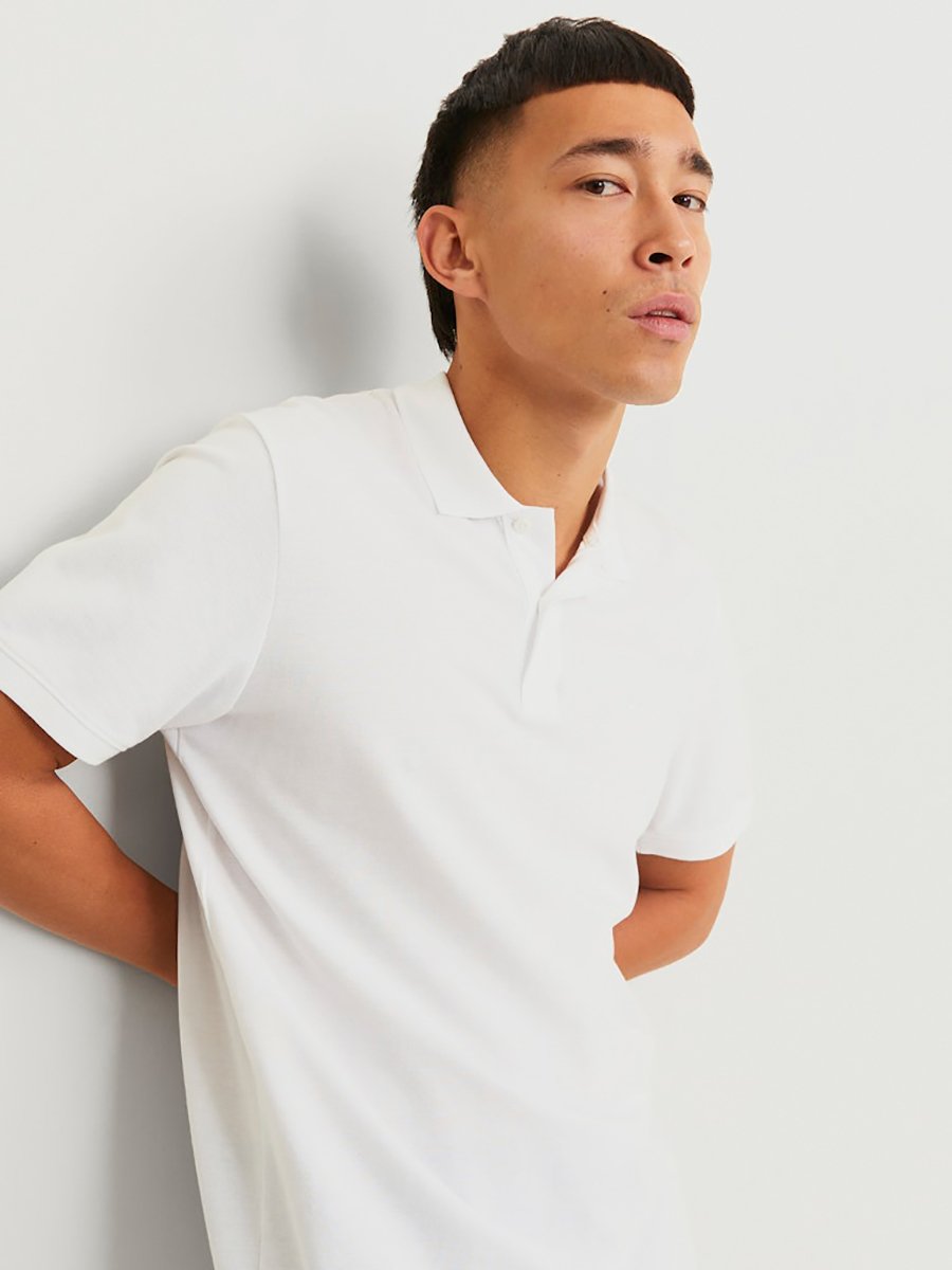 JJEBasic Regular Fit Polo with Button Placket