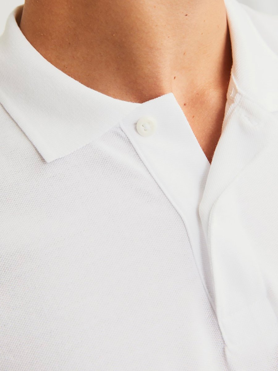 JJEBasic Regular Fit Polo with Button Placket