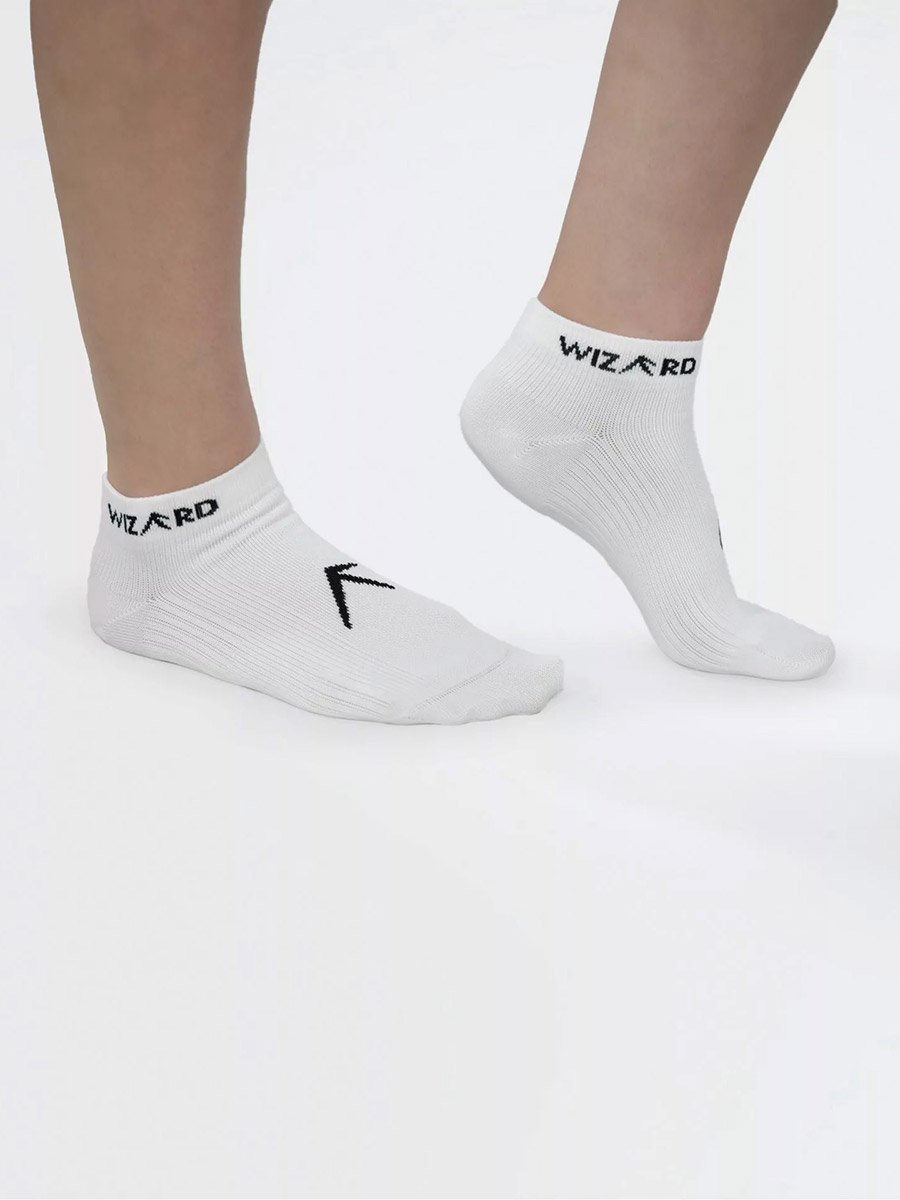 Pack Of 3 - White Ankle Length Dry Touch Socks With Text Detail