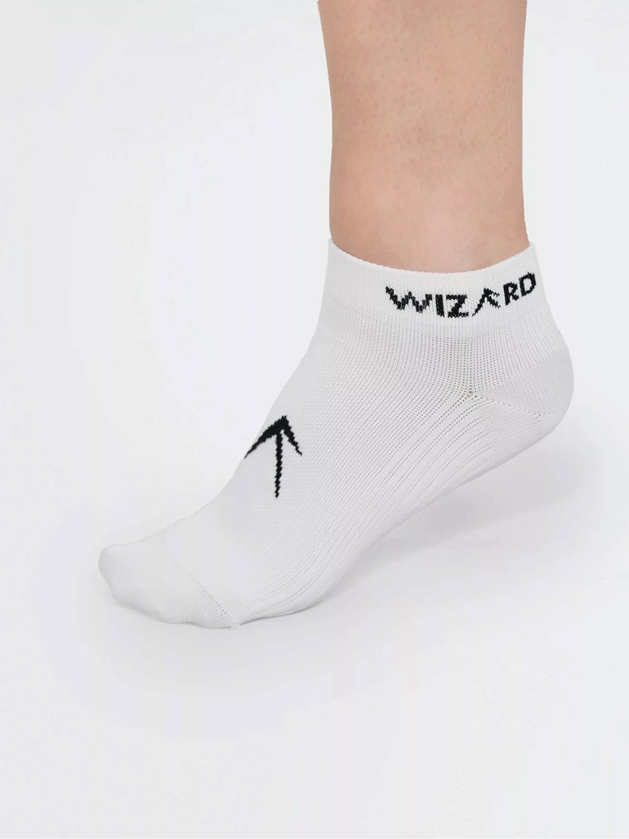 Pack Of 3 - White Ankle Length Dry Touch Socks With Text Detail