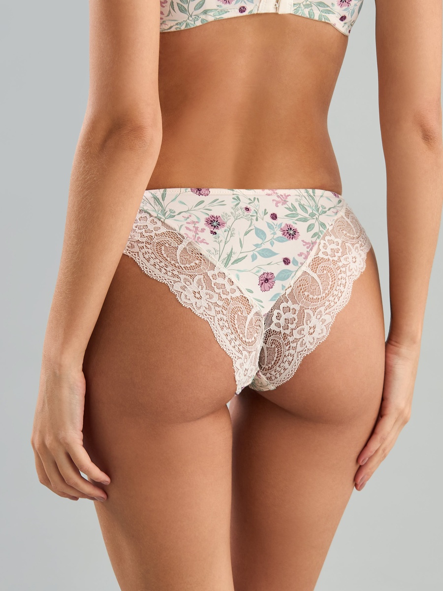 Pack of 2 - Lace Detail Bikini Briefs