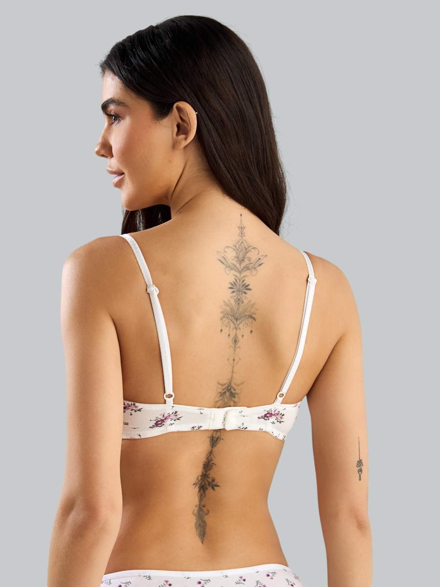 Pack of 2 - Assorted Non-Wired Padded A-Frame Bra