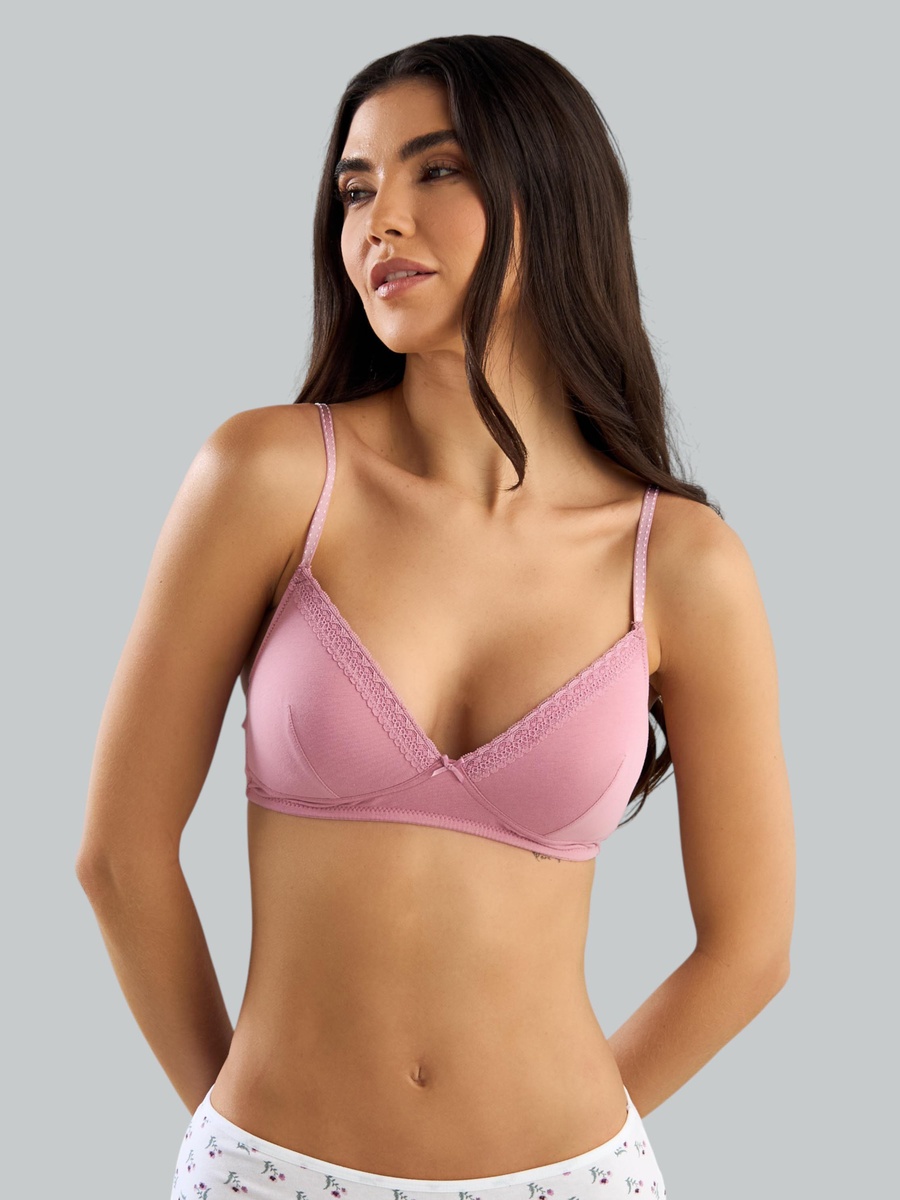 Pack of 2 - Assorted Non-Wired Padded A-Frame Bra