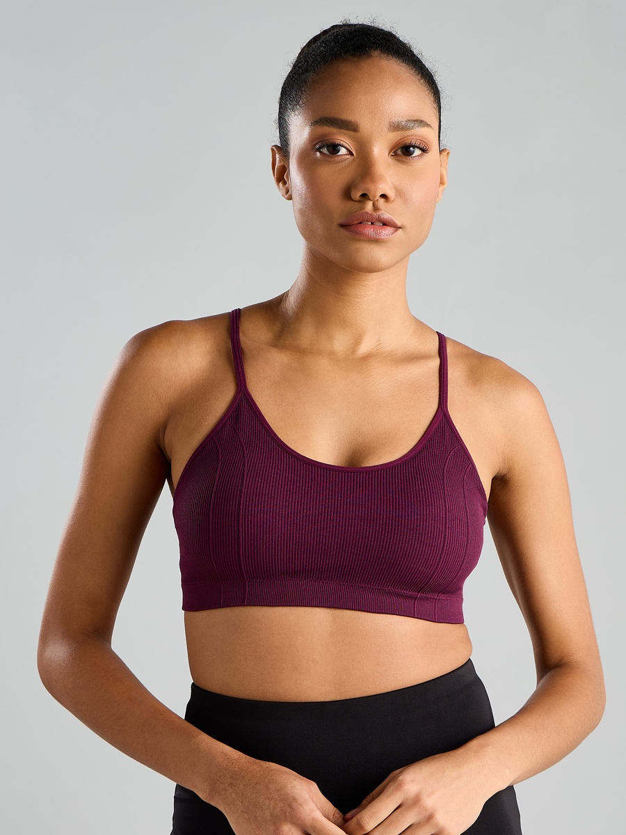 Pack of 2 - Ribbed Seamless Crop Top
