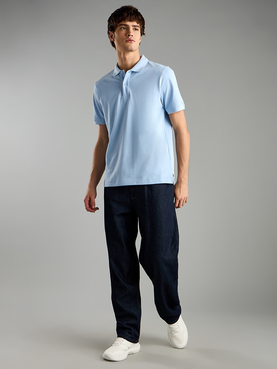 Plain Pique Polo T-Shirt