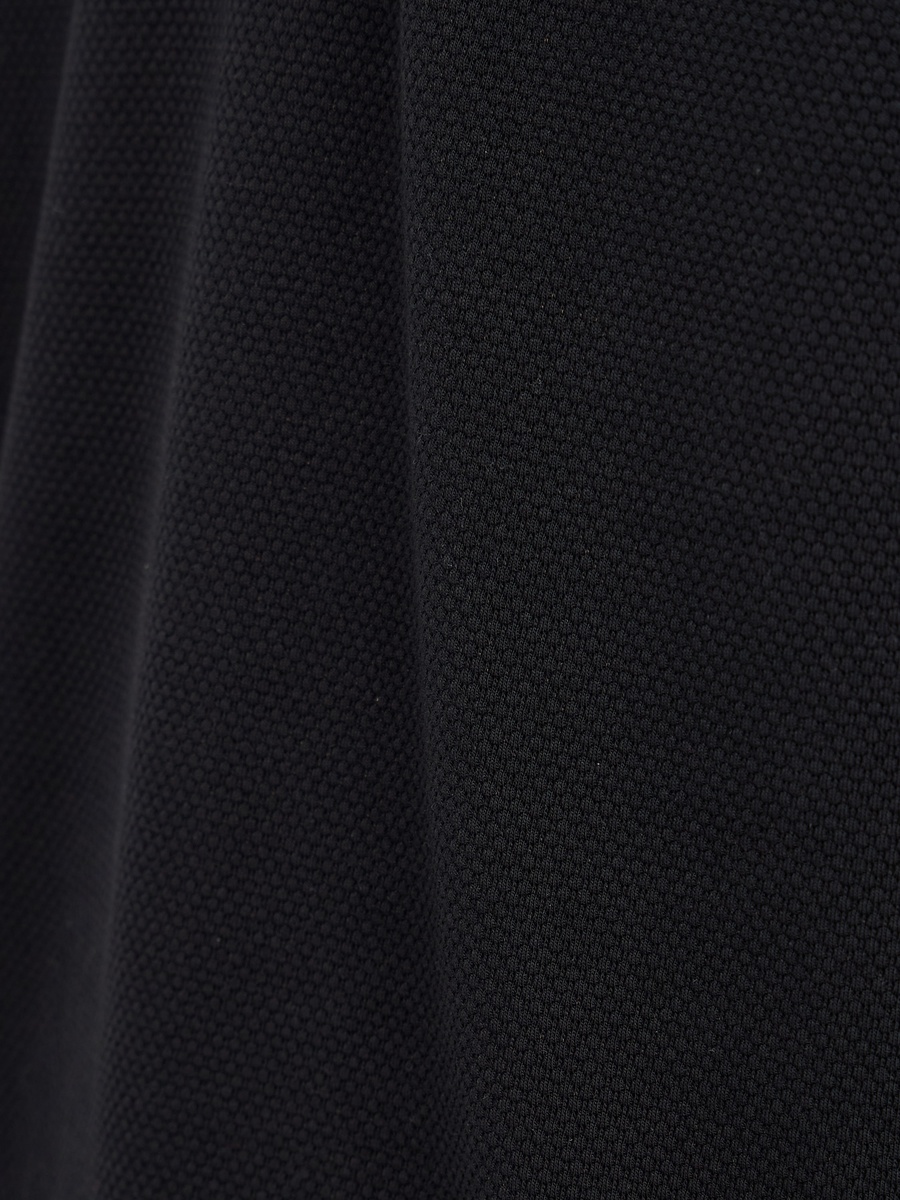 Popcorn Textured Polo T-Shirt with Jacquard Tipping