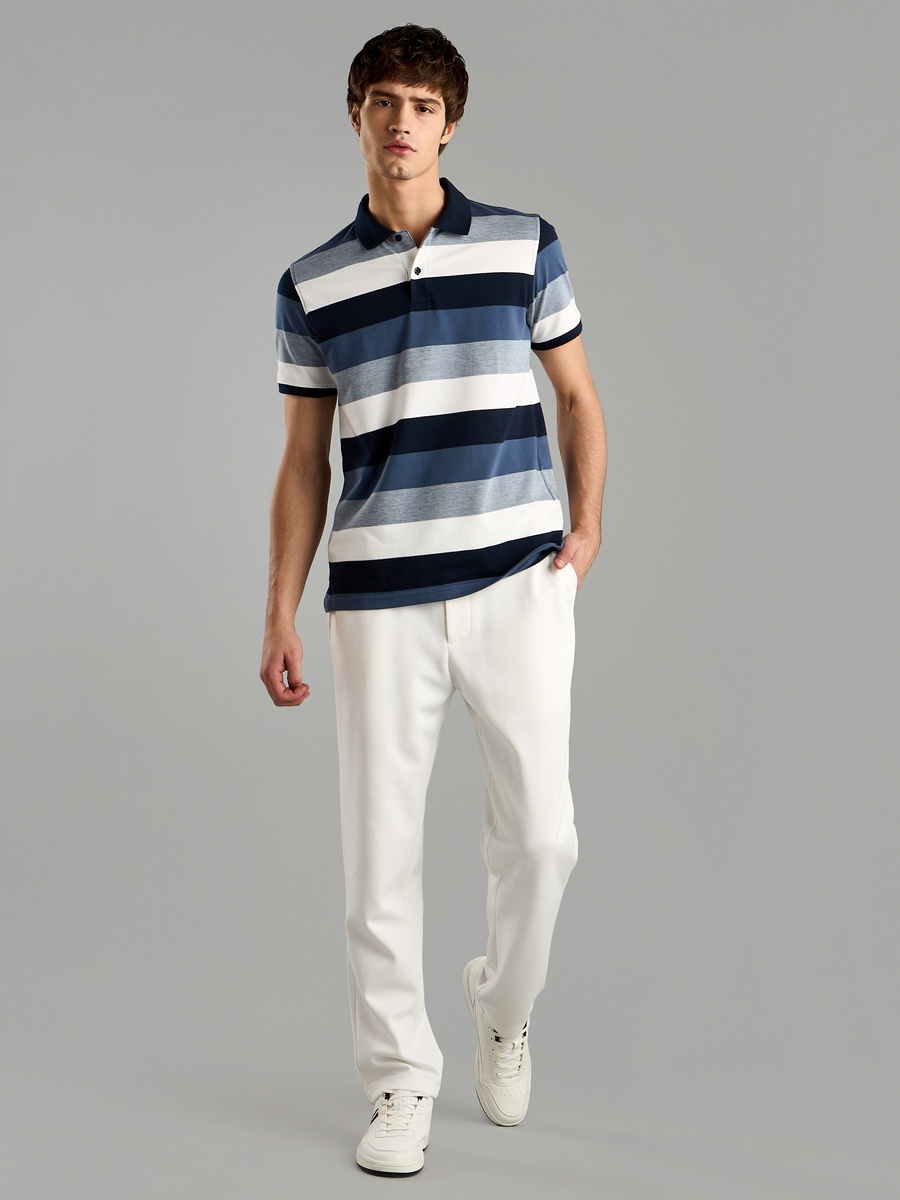 Striped Polo T-Shirt