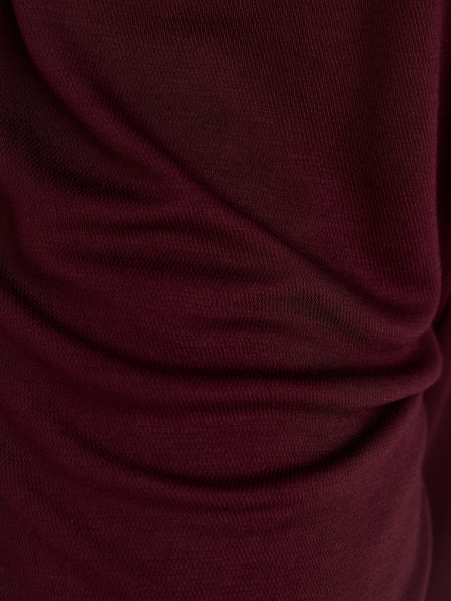 Textured Wide Leg Track Pants with Drawstring Closure