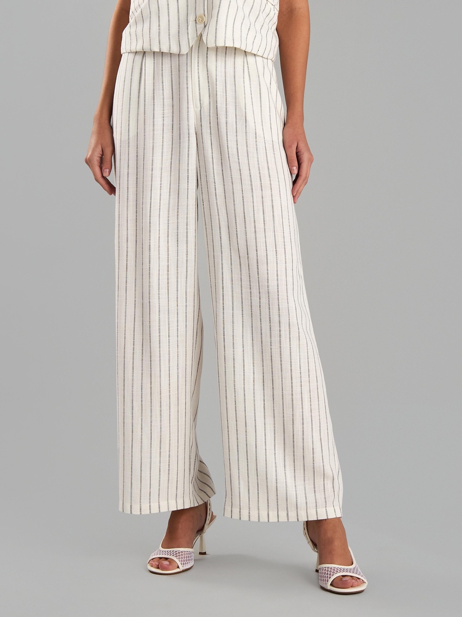 Striped Wide Leg Pants