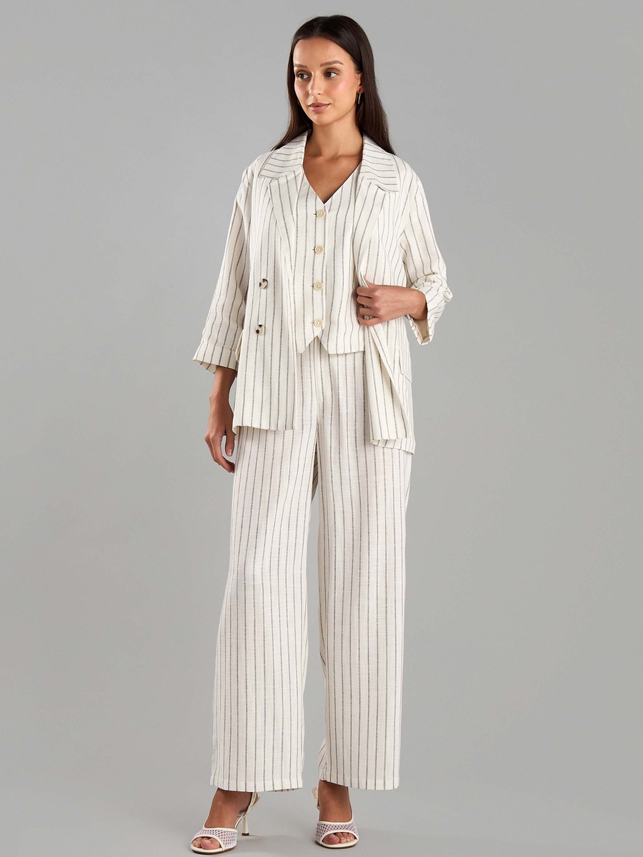 Striped Wide Leg Pants